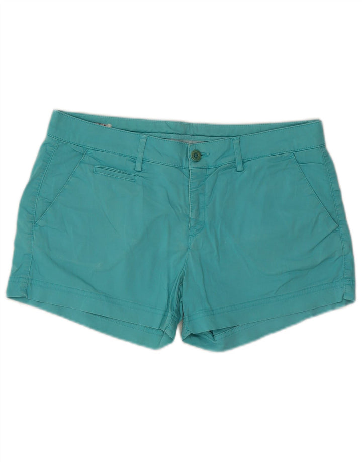 U.S. Polo Assn. Womens Hot Pants W31 Medium Turquoise Cotton