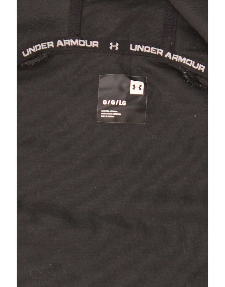 Under Armour Mens Zip Hoodie Sweater Large Black