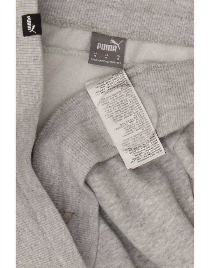 Puma Mens Tracksuit Trousers Joggers Medium Grey Cotton