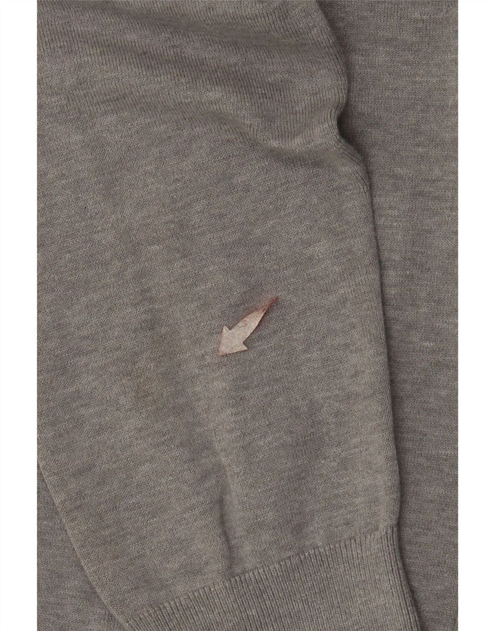 TOMMY HILFIGER Mens Sweatshirt Jumper Medium Grey Cotton