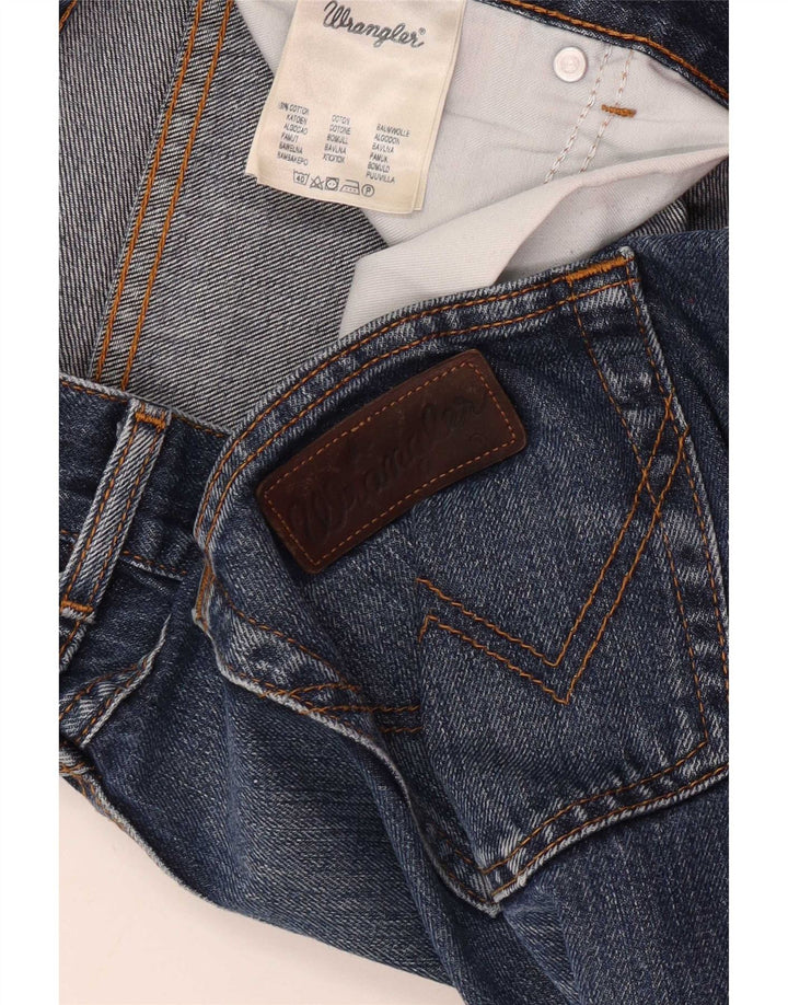 Wrangler Mens Texas Straight Jeans W38 L32 Blue Cotton