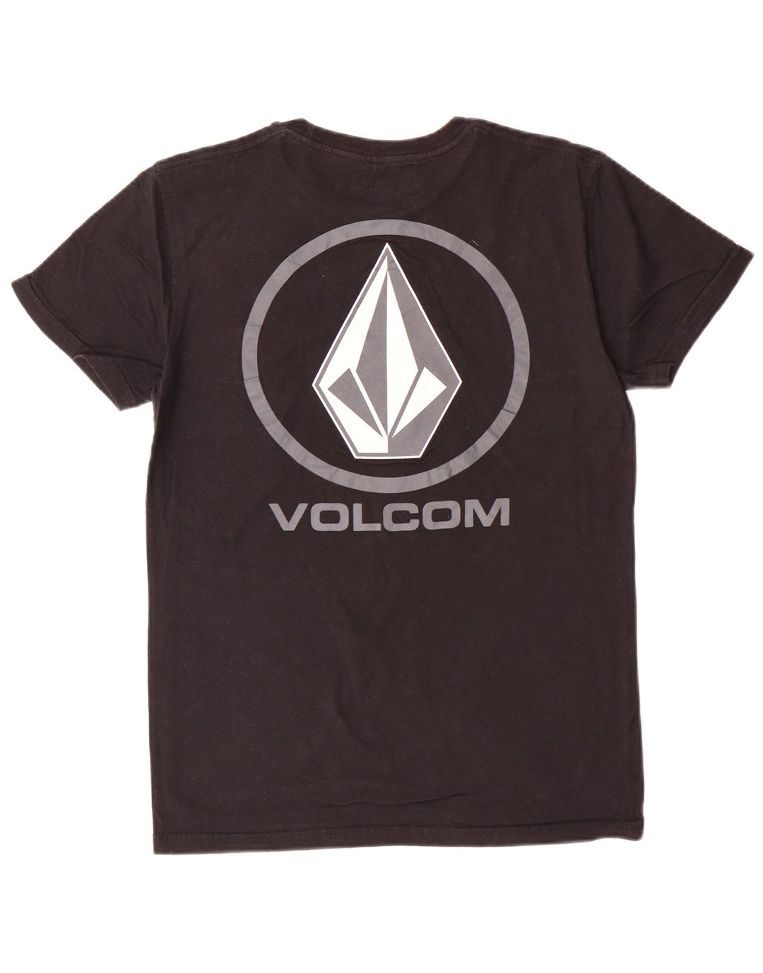 VOLCOM Mens Graphic T-Shirt Top Small Black Cotton