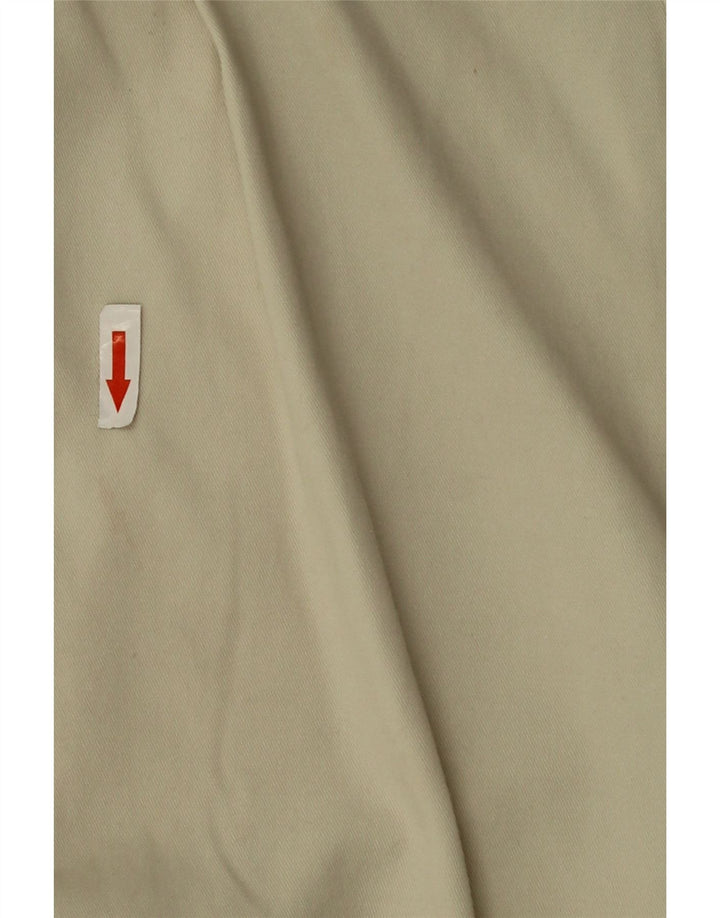 Marks & Spencer Mens Pegged Chino Shorts W38 XL Beige Cotton