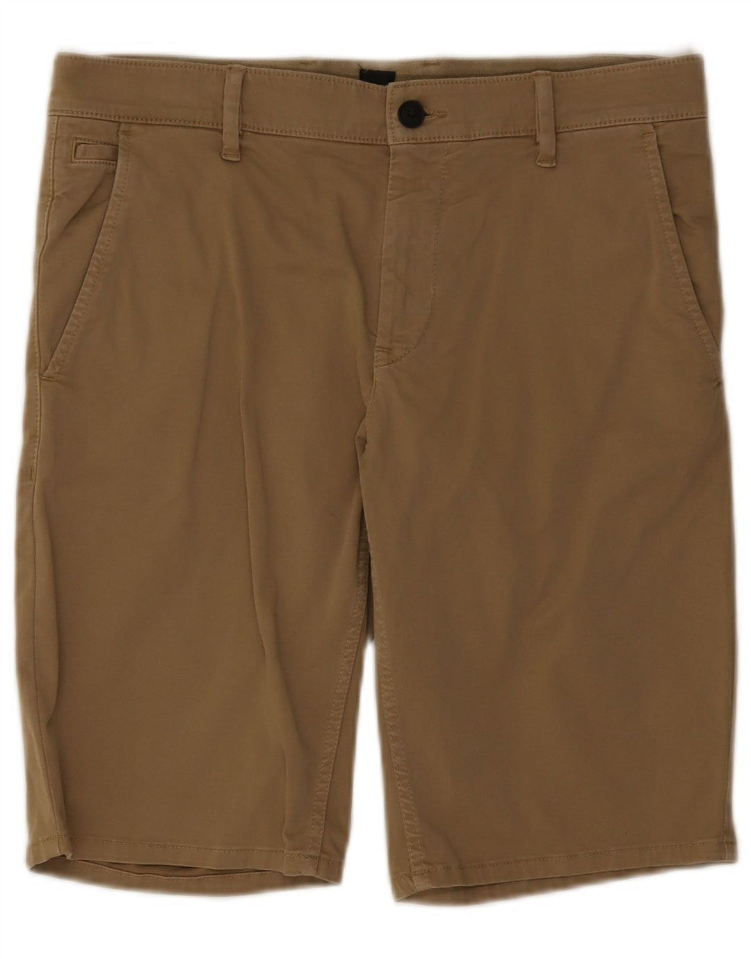 Hugo Boss Mens Chino Shorts W32 Medium Brown Cotton