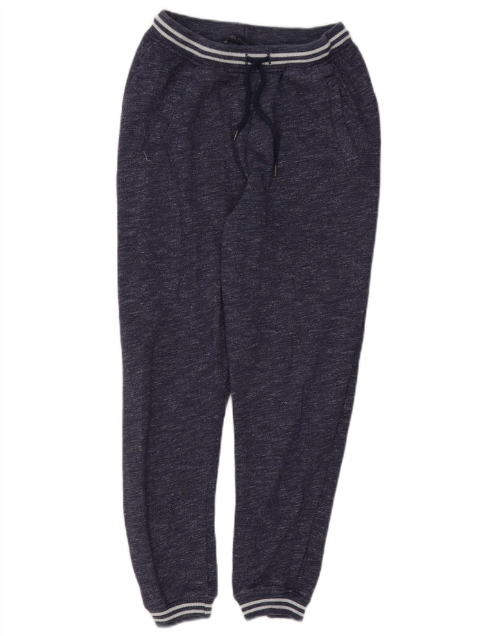 Marks & Spencer Womens Tracksuit Trousers Joggers UK 8 Small Navy Blue