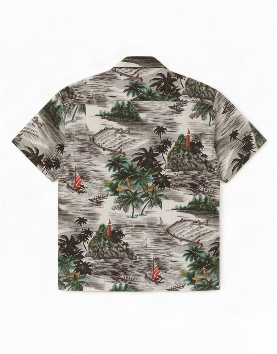 Kennington Mens Short Sleeve Shirt Large Multicoloured Hawaiian