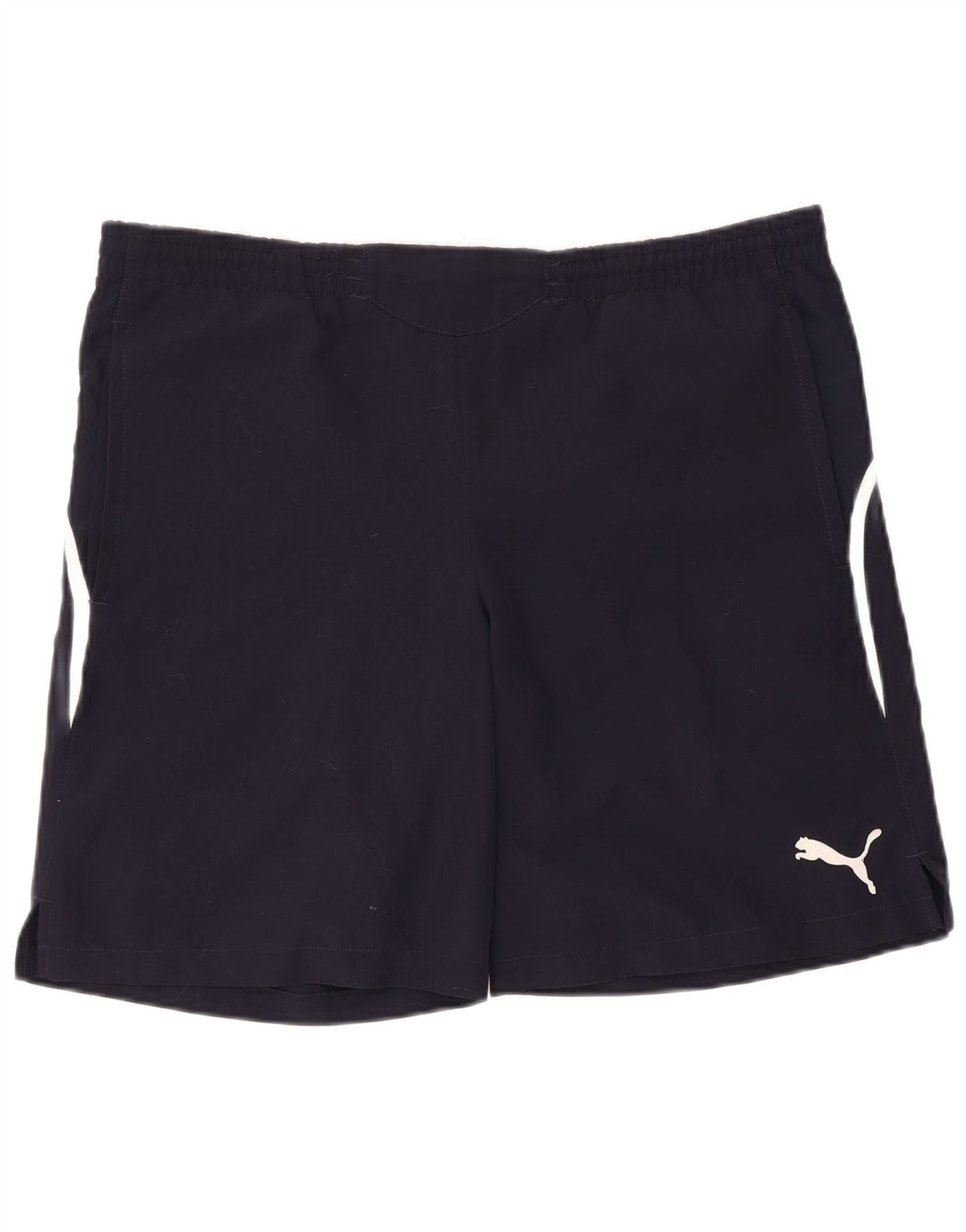 PUMA Mens Sport Shorts Medium  Navy Blue Polyester