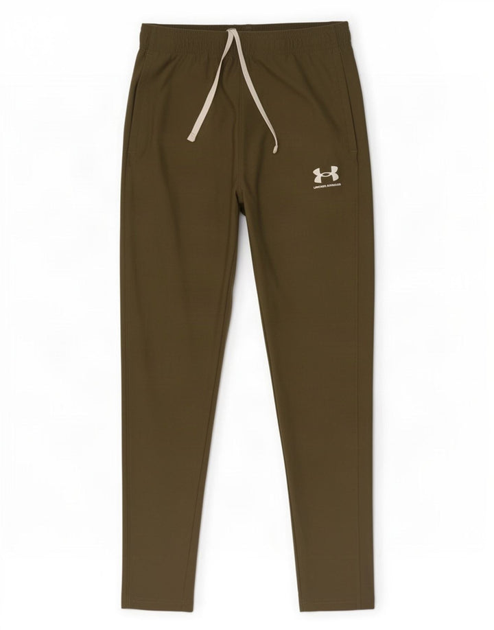 Under Armour Mens Tracksuit Trousers Medium Khaki Polyester