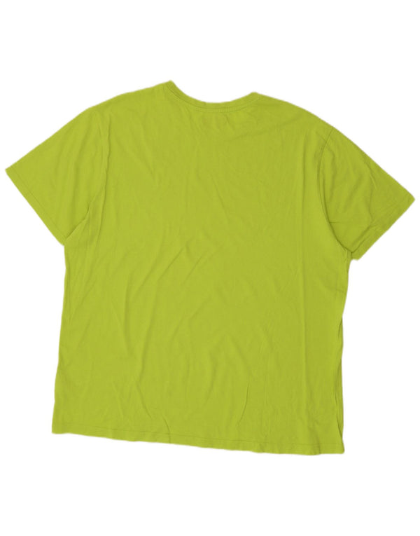Kappa Mens T-Shirt Top 2XL Green Cotton