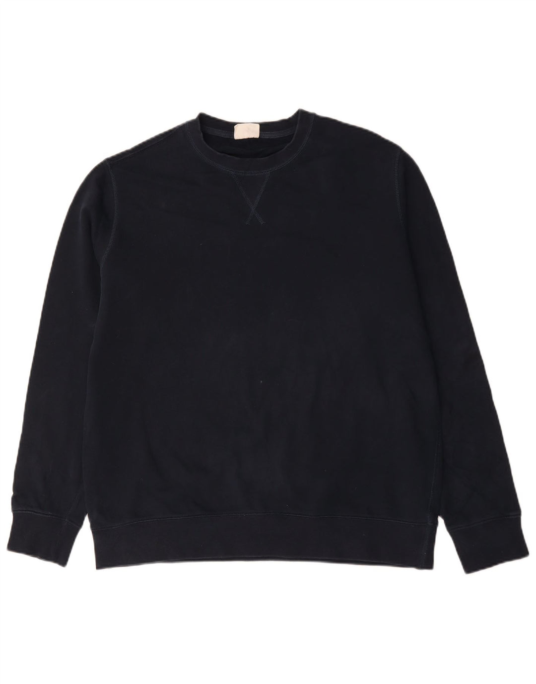 Marks & Spencer Mens Sweatshirt Jumper XL Navy Blue Cotton