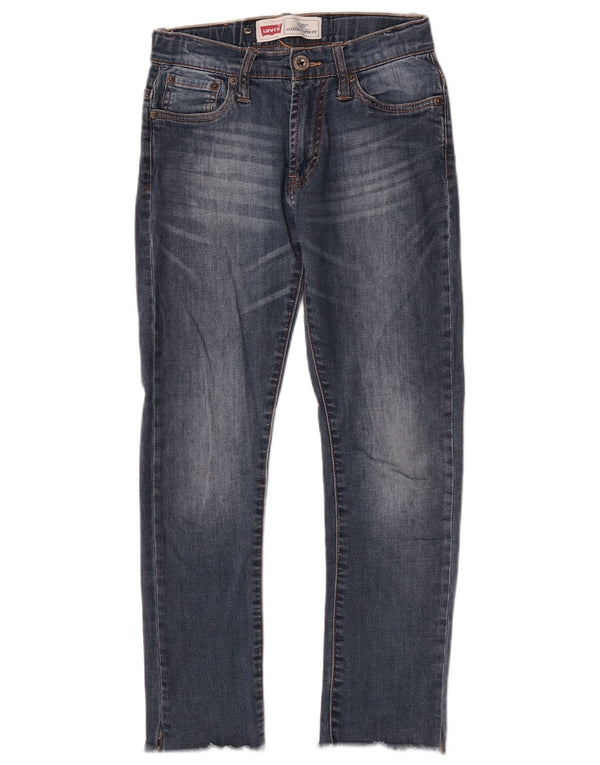 Levi's Boys 520 Tapered Jeans 11-12 Years W26 L26 Blue Cotton