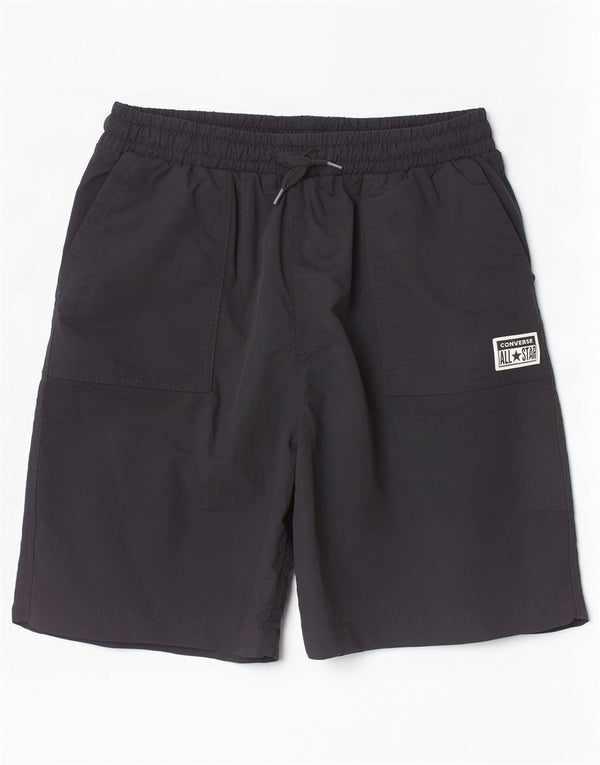 Converse Boys Sport Shorts 13-14 Years XL Black Polyester