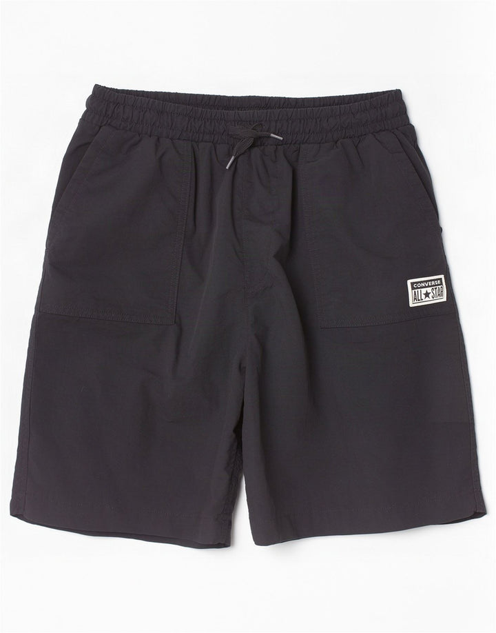 Converse Boys Sport Shorts 13-14 Years XL Black Polyester