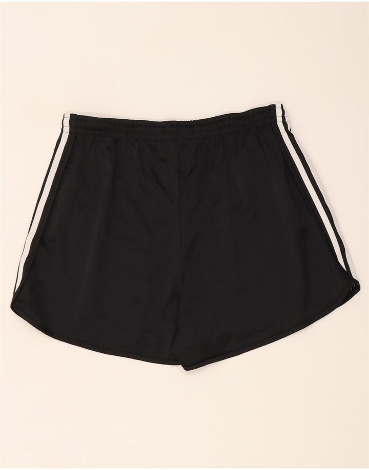 ADIDAS Womens Sport Shorts UK 16/18 Large  Black Polyester