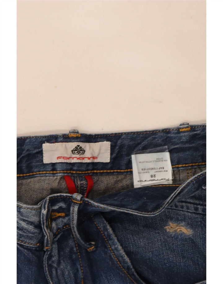 Fornarina Womens Slim Jeans W28 L33 Blue Cotton