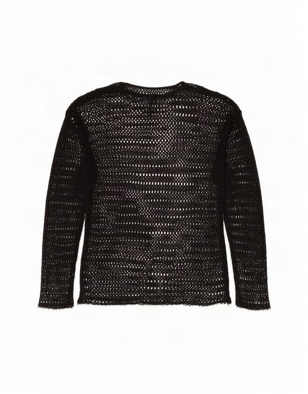 Zara Womens Crochet See Through Top UK 10 Small Black