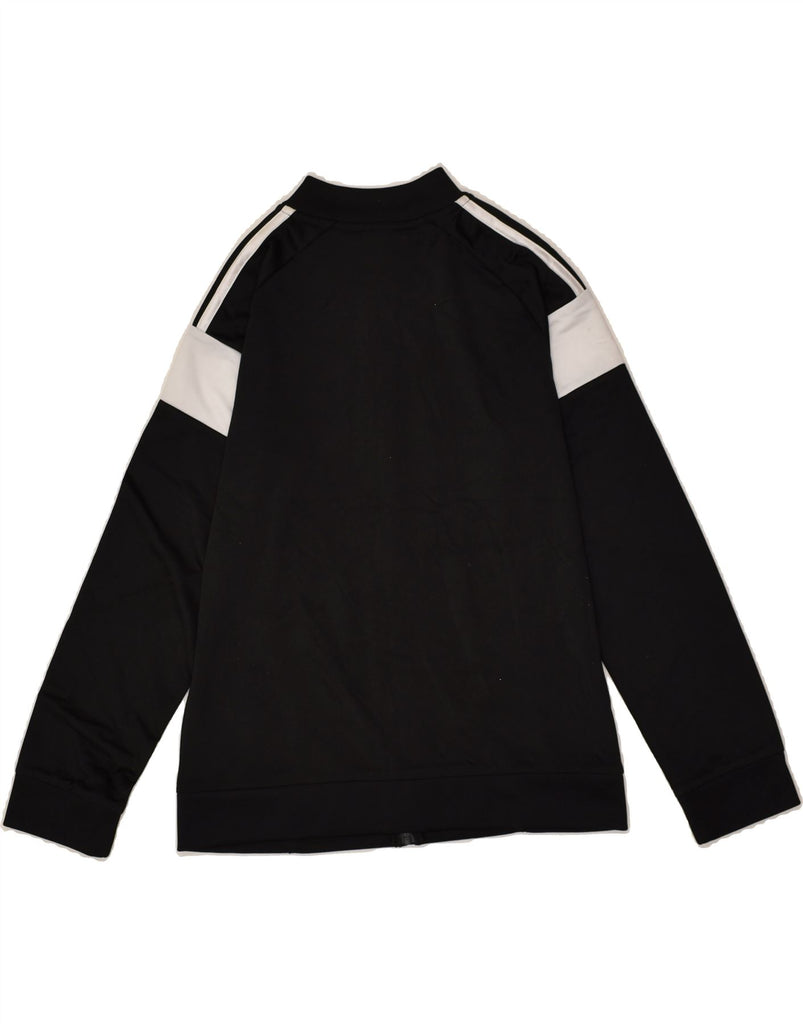 ADIDAS Boys Tracksuit Top Jacket 10-11 Years Medium Black Colourblock | Vintage Adidas | Thrift | Second-Hand Adidas | Used Clothing | Messina Hembry 