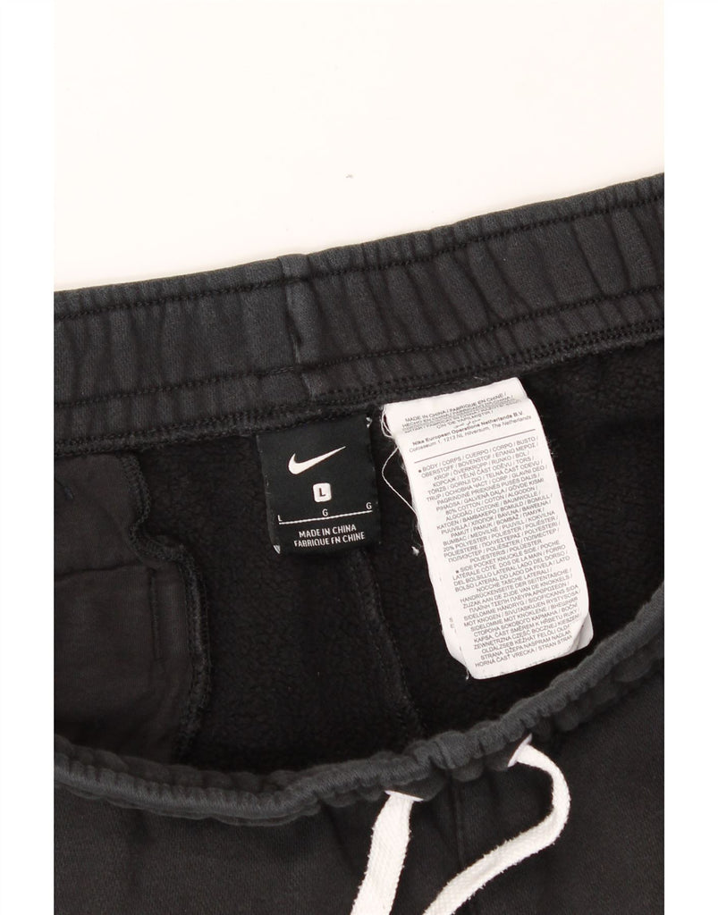 NIKE Mens Sport Shorts Large Black Cotton Vintage Nike and Second-Hand Nike from Messina Hembry 