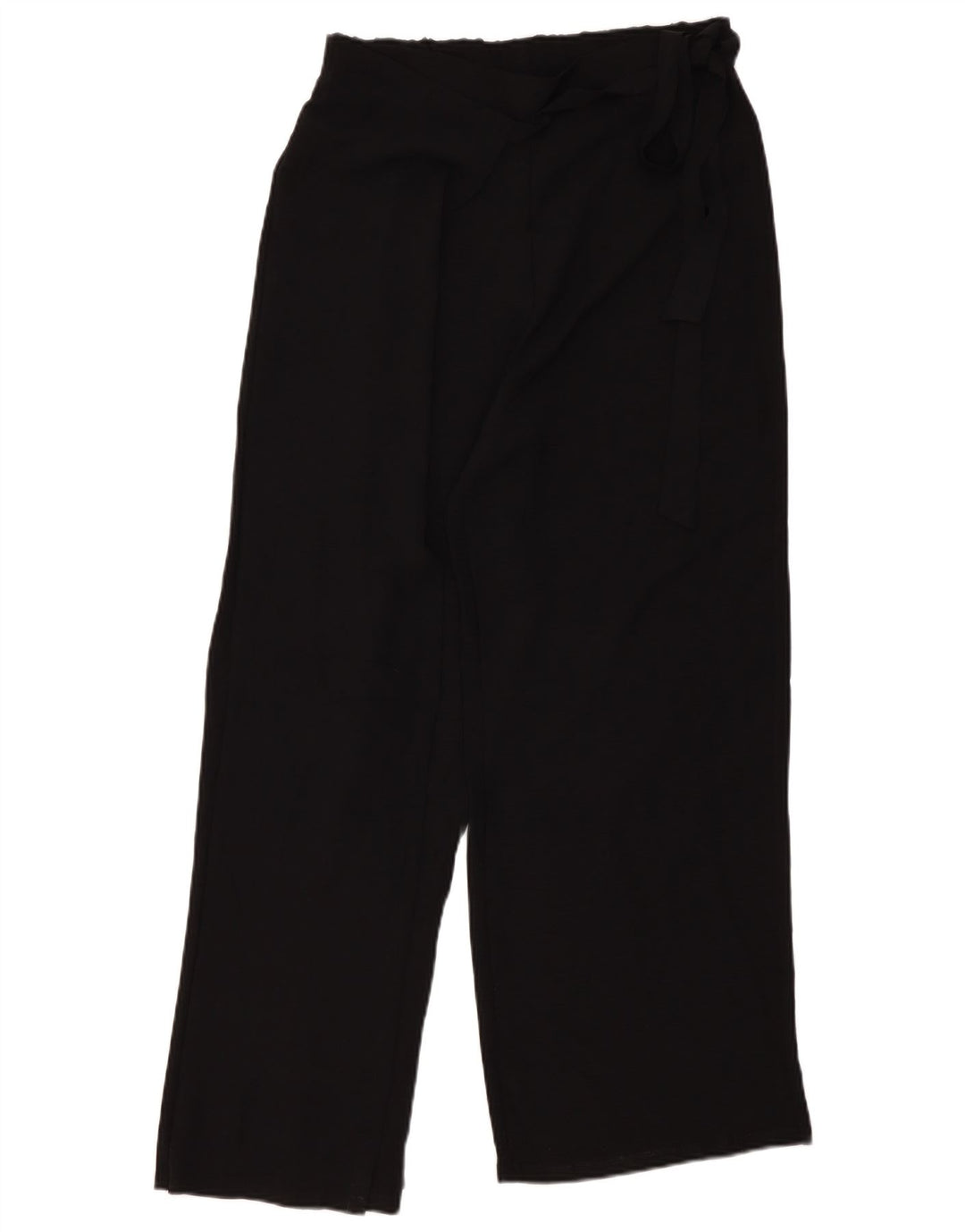 Zara Womens Wide Leg Casual Trousers Large W30 L30 Black Polyester