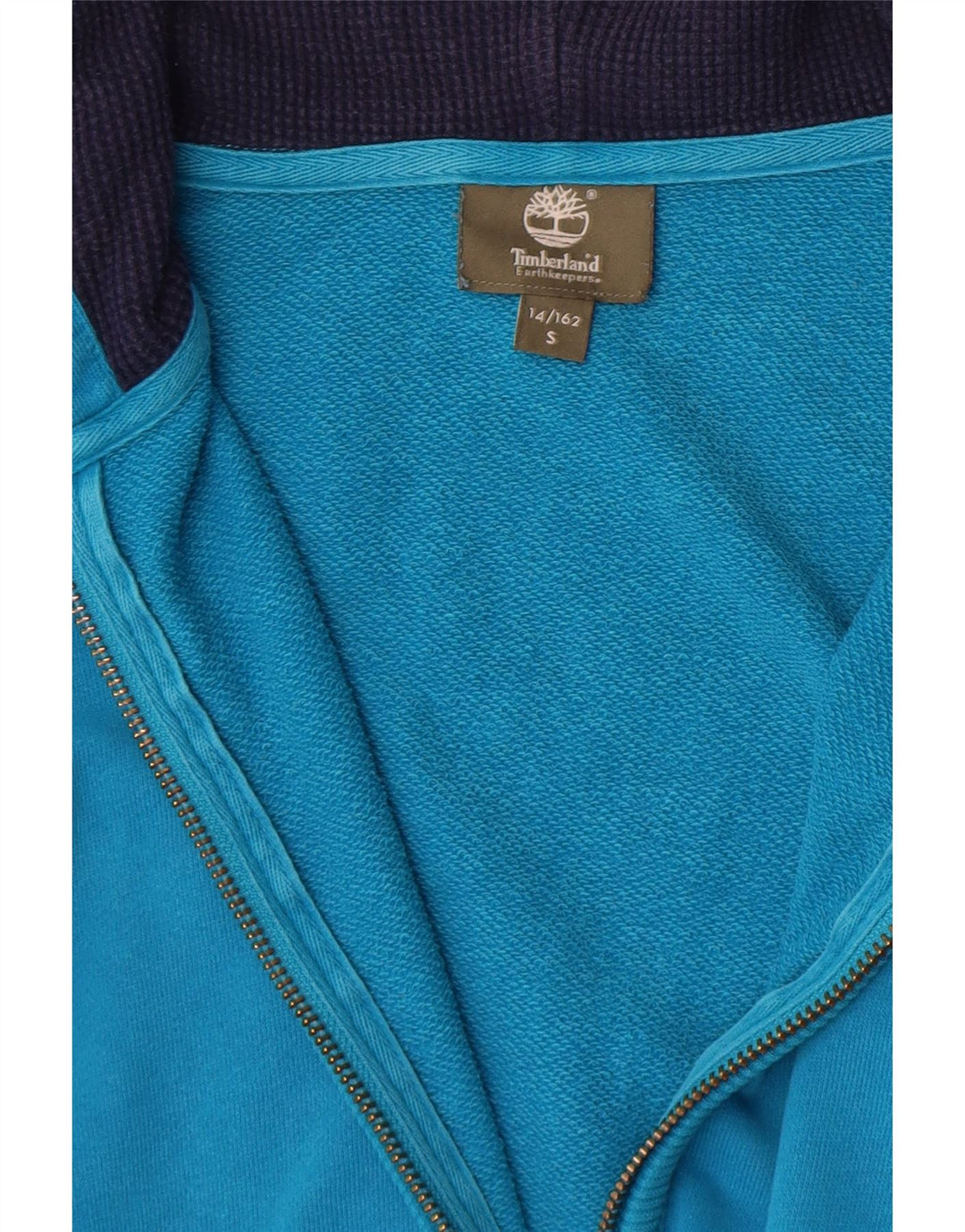 Timberland Boys Zip Hoodie Sweater 13-14 Years Small Blue