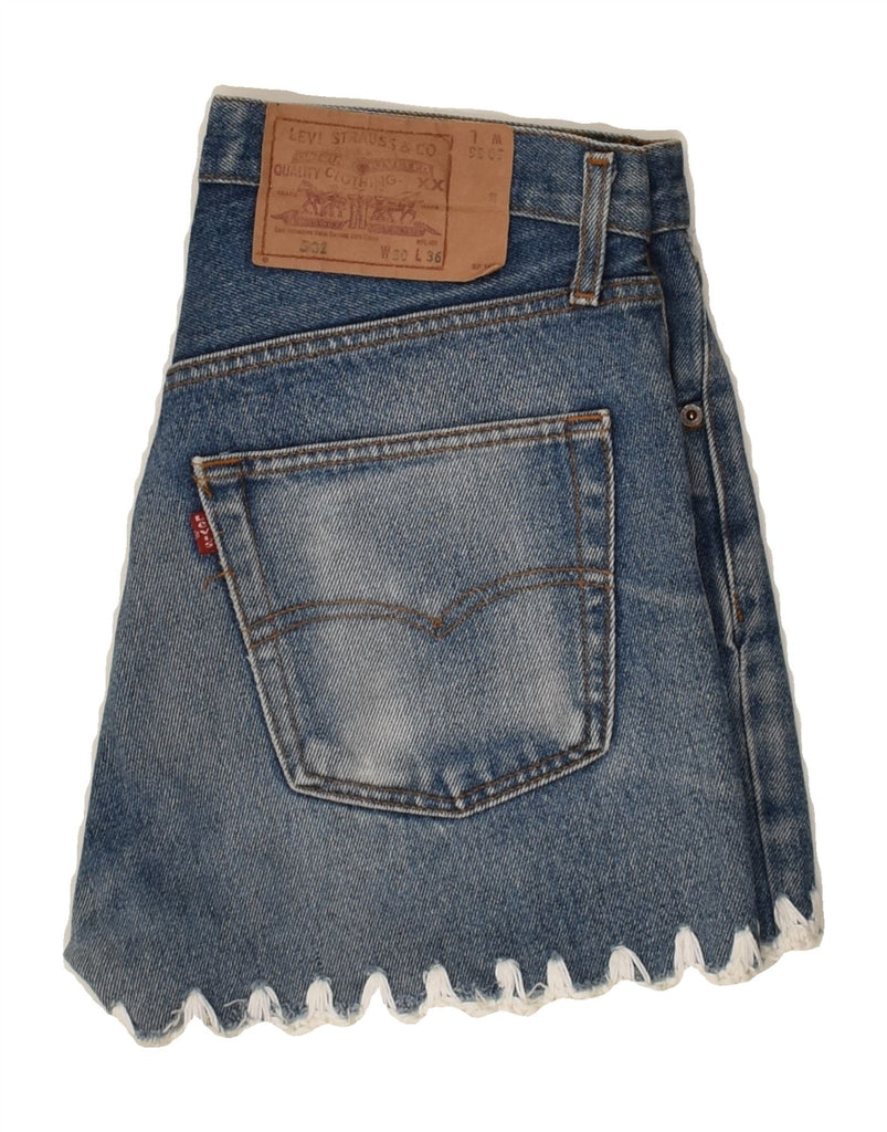 LEVI'S Womens Denim Shorts W30 Medium Blue | Vintage Levi's | Thrift | Second-Hand Levi's | Used Clothing | Messina Hembry 