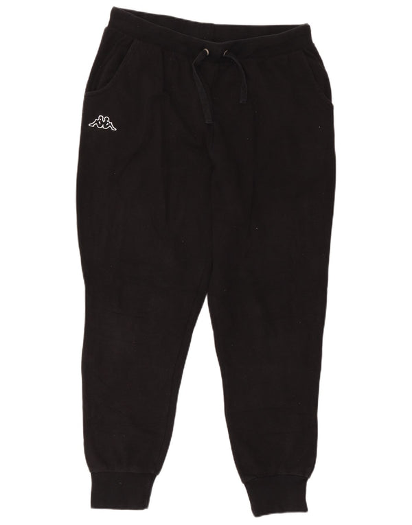 Kappa Mens Tracksuit Trousers Joggers Large Black Cotton