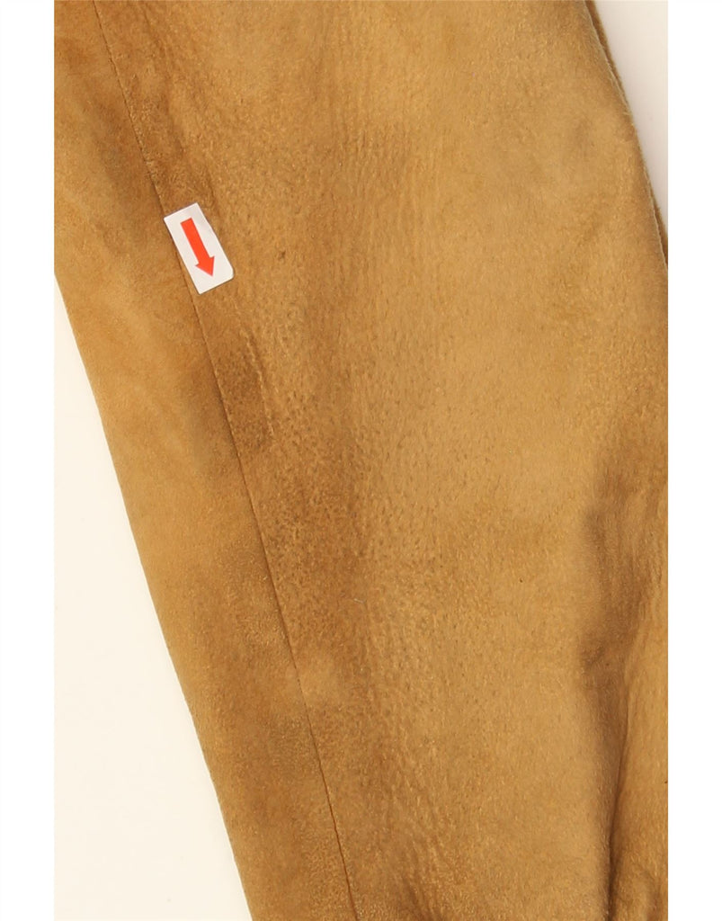 JACKPOT Womens Suede Jacket UK 12 Medium Brown Leather Vintage Jackpot and Second-Hand Jackpot from Messina Hembry 