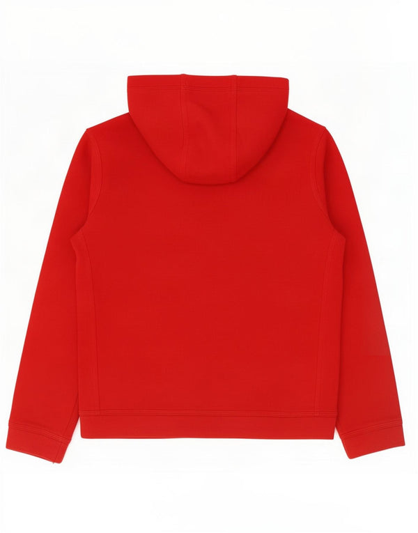 Nike Boys Hoodie Jumper 13-14 Years XL Red Cotton
