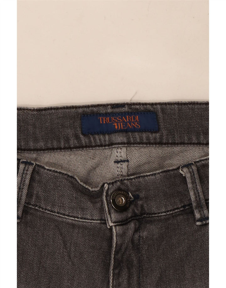 TRUSSARDI Mens Straight Jeans W30 L27 Grey