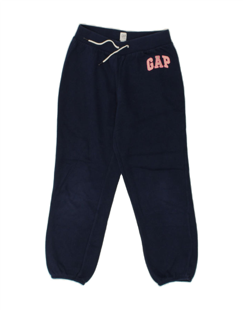 GAP Girls Graphic Tracksuit Trousers Joggers 9-10 Years Large Navy Blue | Vintage Gap | Thrift | Second-Hand Gap | Used Clothing | Messina Hembry 