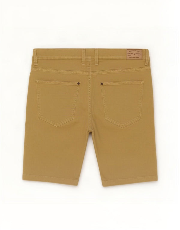 Zara Mens Casual Shorts EU 38 Small W30 Green Cotton