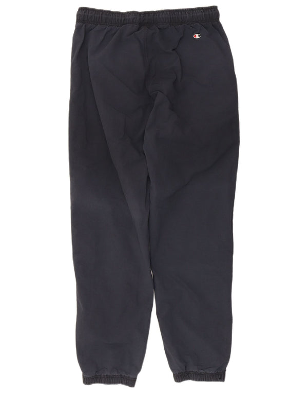 Champion Mens Graphic Tracksuit Trousers Joggers Medium Navy Blue Polyamide