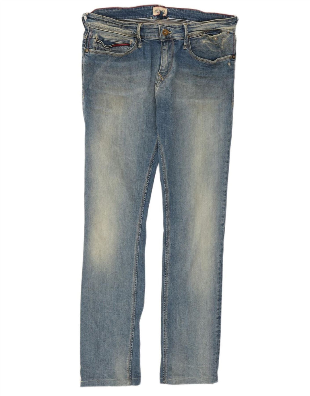 Tommy Hilfiger Womens Slim Jeans W33 L29 Blue Cotton