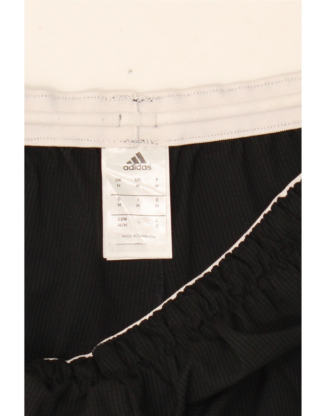 Adidas Mens Sport Shorts Medium  Black Colourblock Polyester