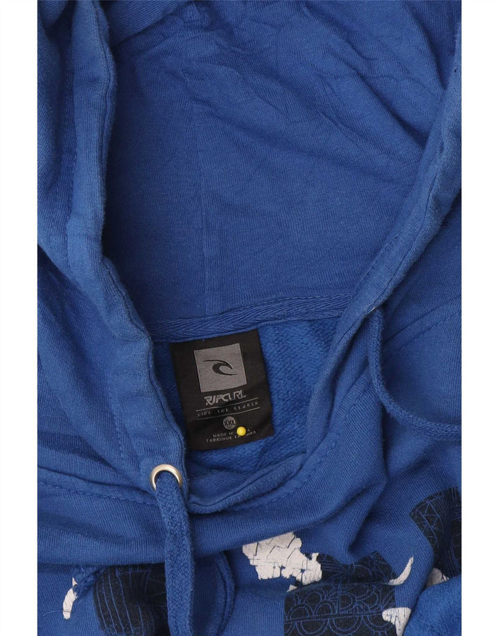 Rip Curl Mens Graphic Hoodie Jumper 2XL Blue