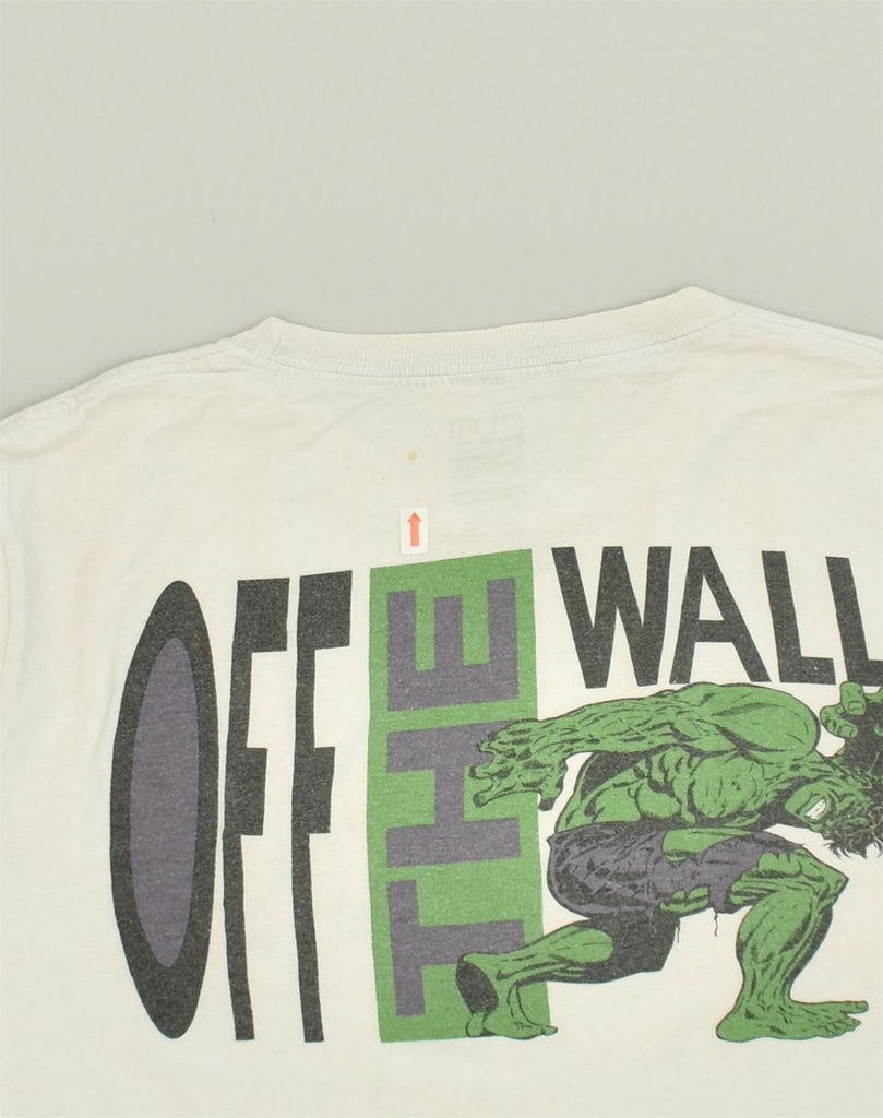 VANS Mens Marvel Classic Fit Graphic T-Shirt Top XS White Cotton | Vintage Vans | Thrift | Second-Hand Vans | Used Clothing | Messina Hembry 