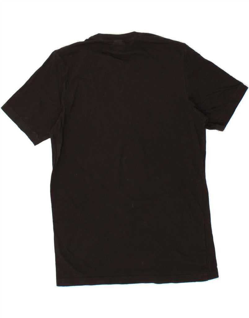 ADIDAS Mens Graphic T-Shirt Top Small Black Cotton Vintage Adidas and Second-Hand Adidas from Messina Hembry 