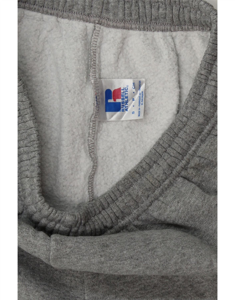 RUSSELL ATHLETIC Mens Tracksuit Trousers Small Grey Polyester Vintage Russell Athletic and Second-Hand Russell Athletic from Messina Hembry 
