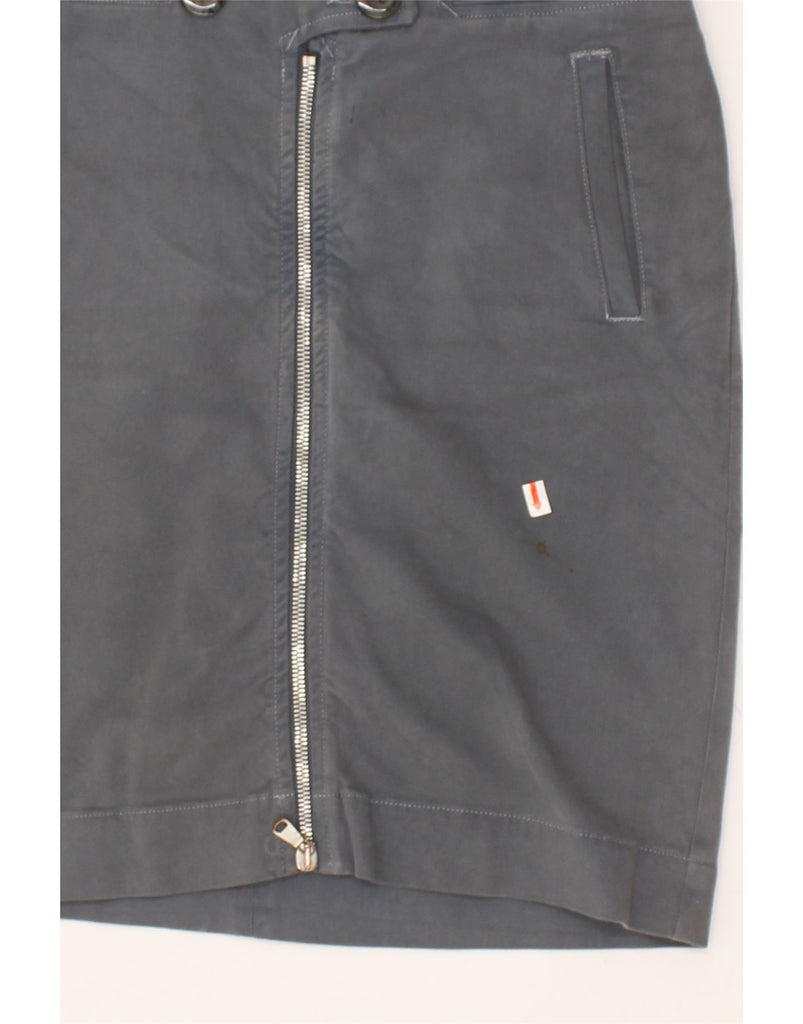 SPORTMAX Womens Denim Skirt UK 12 Medium W30 Grey Cotton | Vintage Sportmax | Thrift | Second-Hand Sportmax | Used Clothing | Messina Hembry 