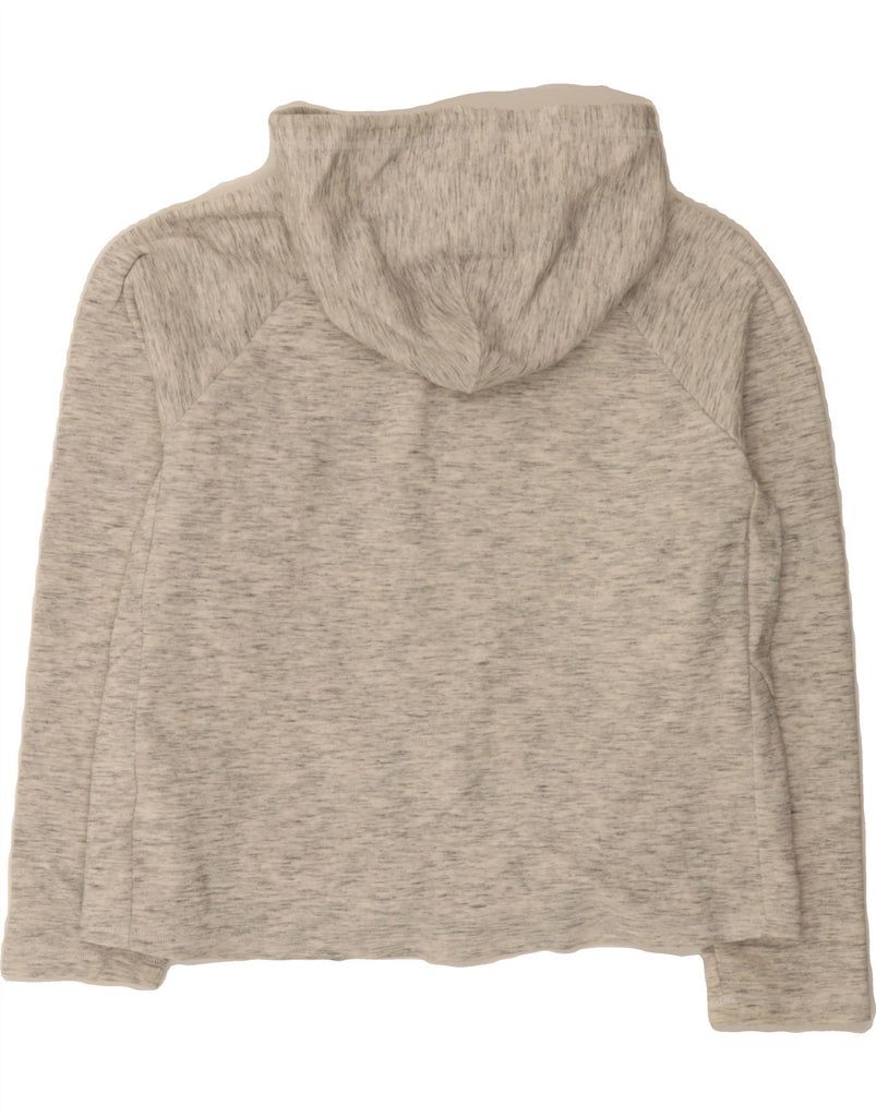 PUMA Womens Hoodie Jumper UK 16 Large Grey Flecked Cotton Vintage Puma and Second-Hand Puma from Messina Hembry 