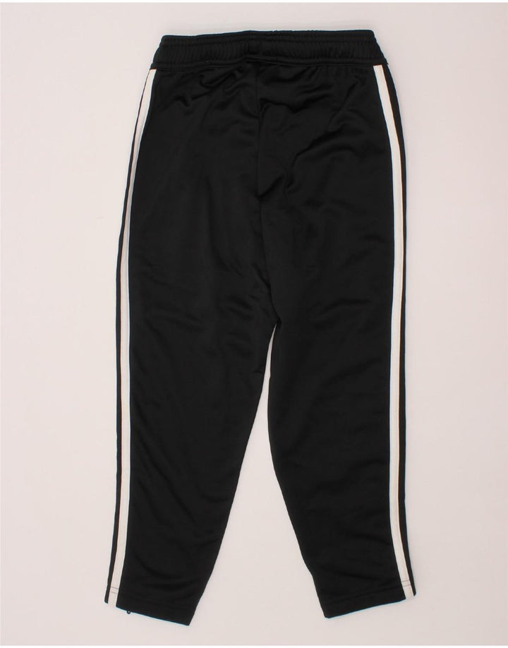 ADIDAS Boys Tracksuit Trousers 5-6 Years  Black Polyester