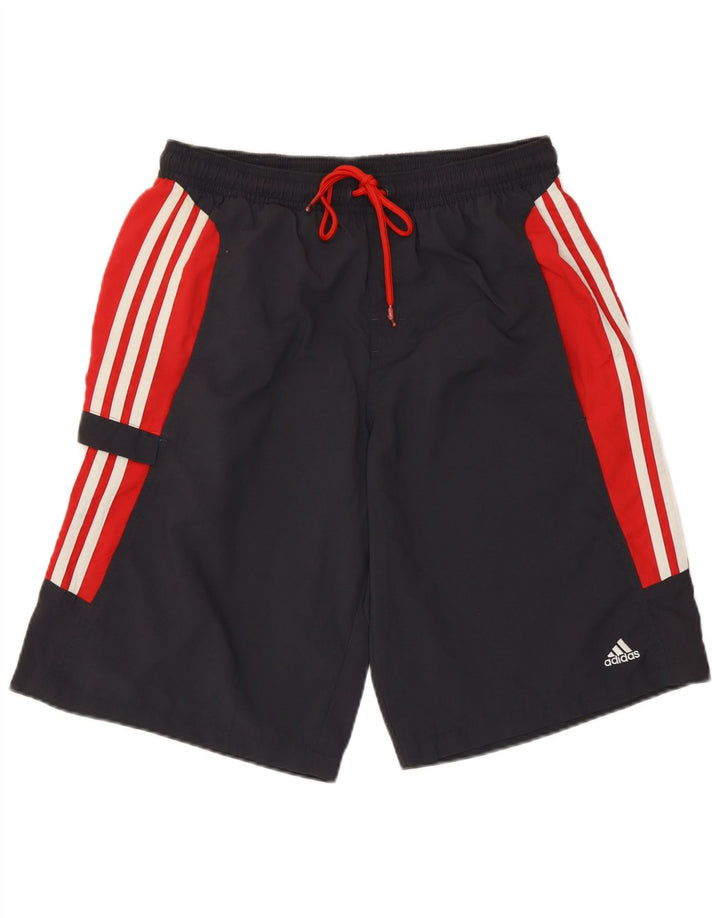 Adidas Mens Swimming Shorts Medium Black Colourblock Polyester