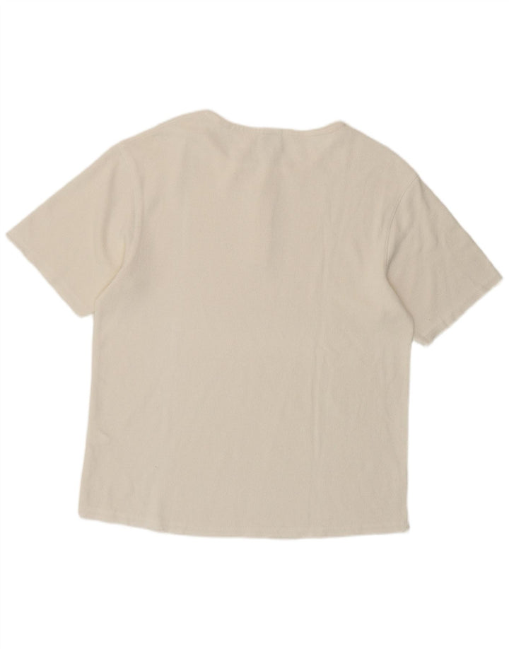 Zara Mens T-Shirt Top Medium White
