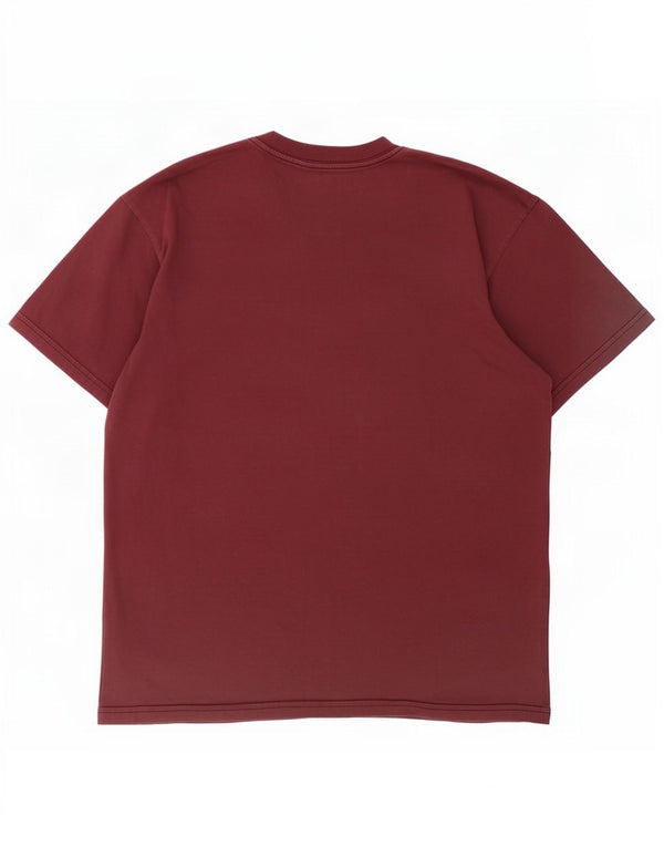 Vans Mens Classic Fit T-Shirt Top Medium Burgundy Cotton