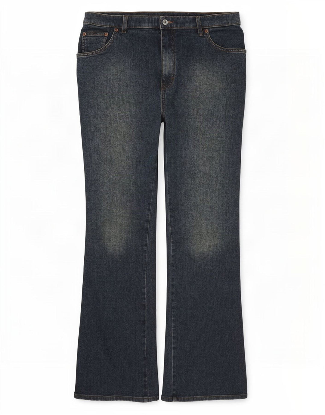 Marks & Spencer Womens Bootcut Jeans UK 16 Large W34 L31 Blue Cotton