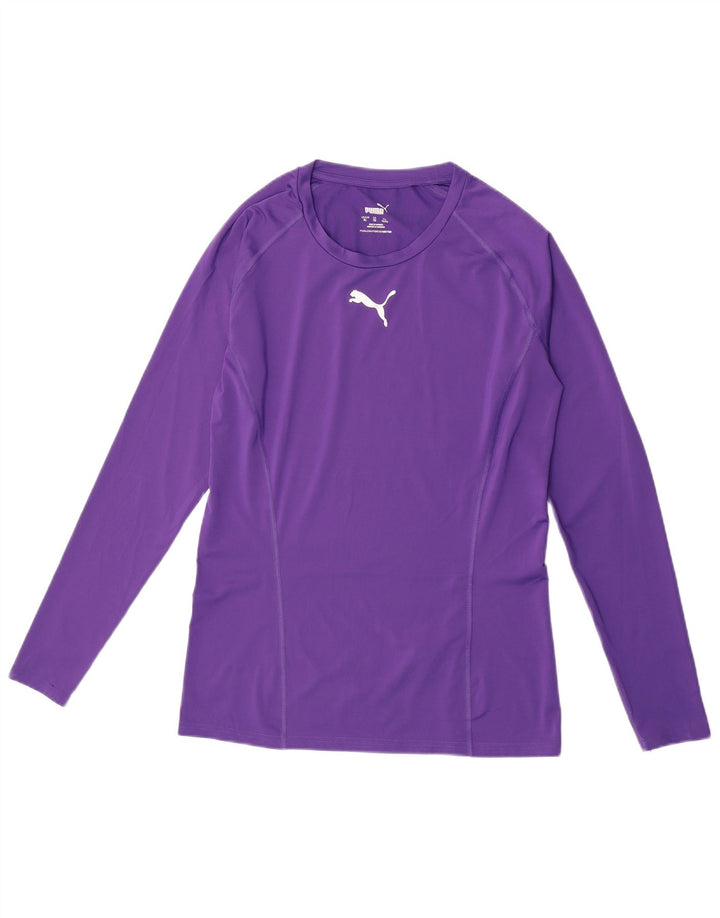 Puma Womens Top Long Sleeve UK 18 XL Purple Polyester