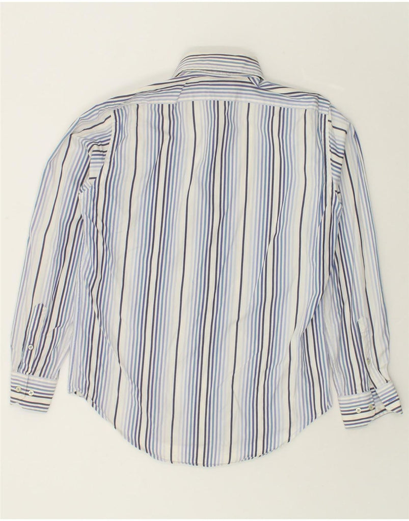 MASSIMO DUTTI Mens Shirt Size 40 Medium Blue Striped Cotton | Vintage Massimo Dutti | Thrift | Second-Hand Massimo Dutti | Used Clothing | Messina Hembry 