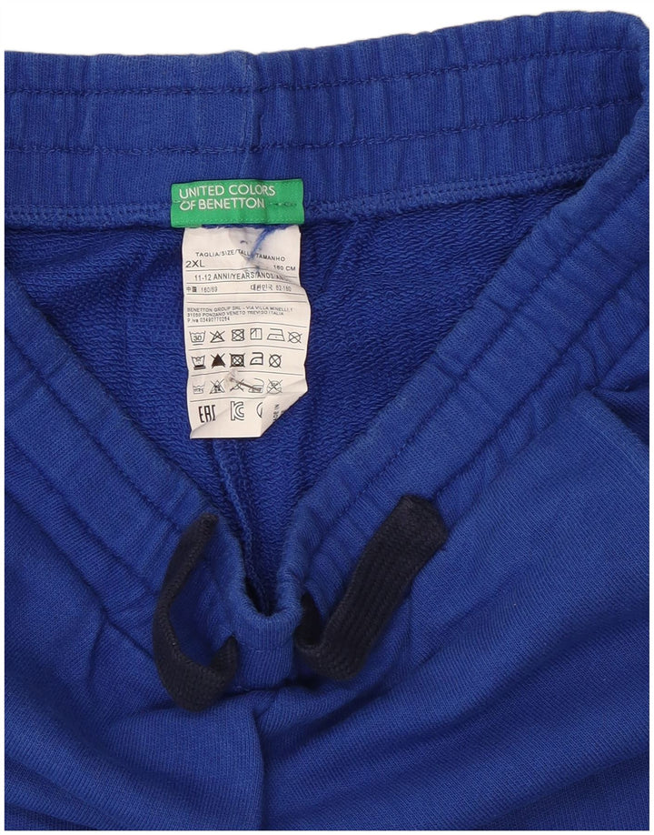 Benetton Boys Sport Shorts 11-12 Years 2XL Blue
