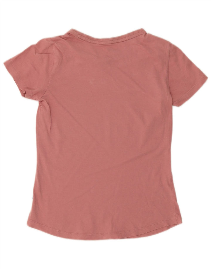 Puma Womens Graphic T-Shirt Top UK 10 Small Pink