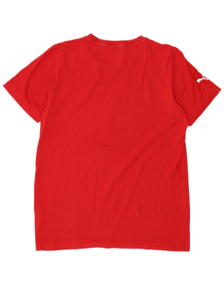 PUMA Mens Ferrari Graphic T-Shirt Top Small Red